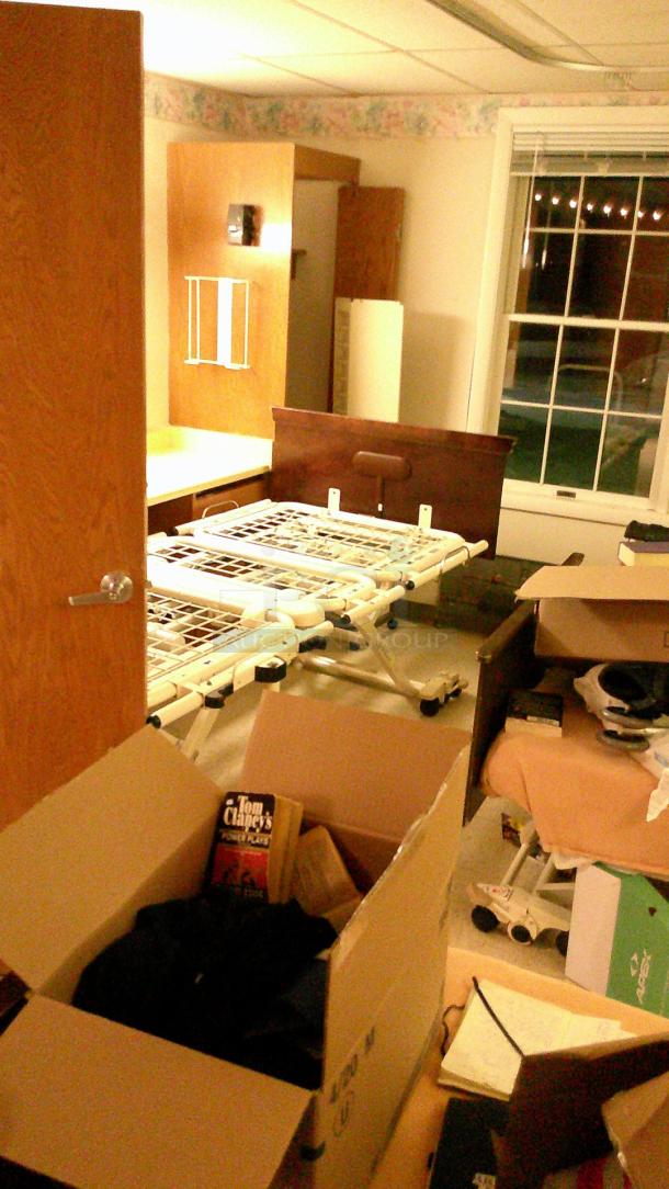 ENTIRE ROOM! IF YOU SEE IT, YOU CAN TAKE IT!   
 INCUDES BEDS, FURNITURE, DÉCOR, CURTAINS, AIR CONDITIONERS, PRIVACY CURTAIN TRACKS, BEDSIDE TABLES AND MORE! - Image 3 of 5