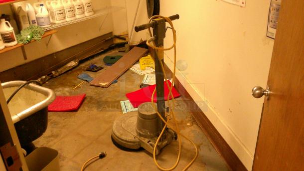 FLOOR SCRUBBER & ENTIRE EQUIPMENT ROOM! - Image 1 of 7