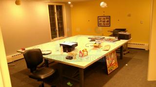 (2) 10' CONFERENCE ROOM TABLES! ENCLOSED WHITE BOARD!
BUYER MUST REMOVE ON PICKUP DAY.