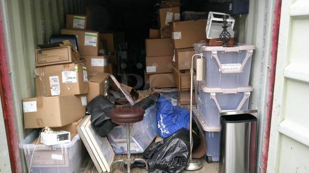 CONEX BOX #2 (NOT INCLUDED) FULL OF ASSORTED MYSTERY ITEMS
*****BUYER MUST TAKE ALL ITEMS******. 

UNKNOWN CONTENTS IN CONEX. BUYER MUST REMOVE ALL ITEMS ON PICKUP DAY OR PAY $500 DISPOSAL FEE. **CONEX BOX ITSELF  IS NOT INCLUDED **

CASH DISCOUNT NOT INCLUDED ON THIS ITEM - Image 1 of 3