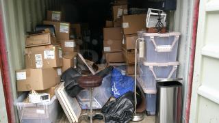 CONEX BOX #2 (NOT INCLUDED) FULL OF ASSORTED MYSTERY ITEMS
*****BUYER MUST TAKE ALL ITEMS******. 

UNKNOWN CONTENTS IN CONEX. BUYER MUST REMOVE ALL ITEMS ON PICKUP DAY OR PAY $500 DISPOSAL FEE. **CONEX BOX ITSELF  IS NOT INCLUDED **

CASH DISCOUNT NOT INCLUDED ON THIS ITEM