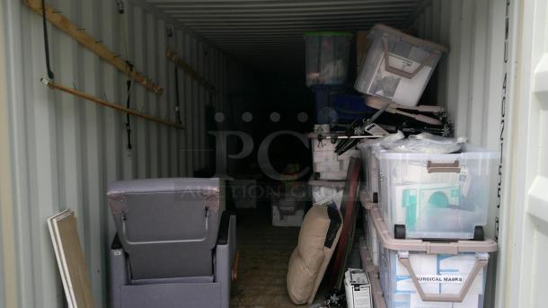 CONEX BOX #4 (NOT INCLUDED) FULL OF ASSORTED MYSTERY ITEMS
*****BUYER MUST TAKE ALL ITEMS******. 

UNKNOWN CONTENTS IN CONEX. BUYER MUST REMOVE ALL ITEMS ON PICKUP DAY OR PAY $500 DISPOSAL FEE. **CONEX BOX ITSELF  IS NOT INCLUDED **

CASH DISCOUNT NOT INCLUDED ON THIS ITEM - Image 1 of 3