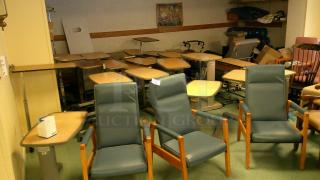 48 CHAIRS! 27 BEDSIDE TABLES! 1