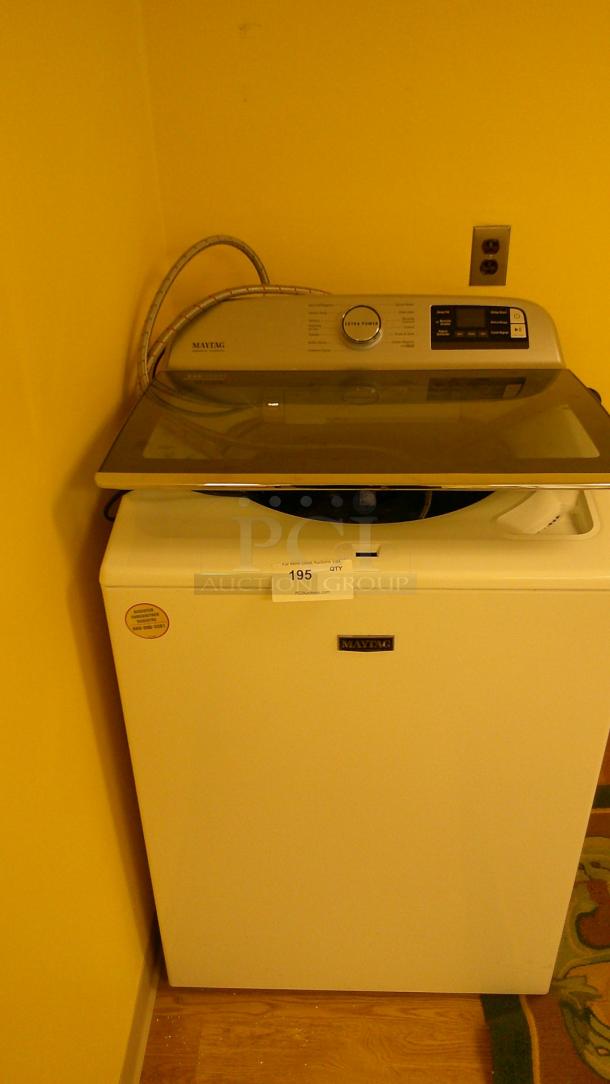 MAYTAG SMART CAPABLE TOP LOAD WASHER! - Image 1 of 3