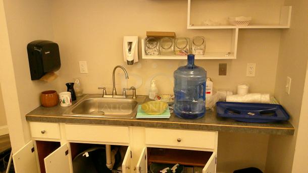 WHOLE MEETING ROOM W/ RETRACTABLE PROJECTOR SCREEN! ROLLING TABLES WITH CABINETS, 4 WALL MOUNTED CABINETS, 3 FOLDING TABLES, 2 STANDING AC's, 1 ONKYO STEREO, 1 CHAULKBOARD............
https://youtube.com/shorts/tpJsxyYJvck - Image 4 of 12