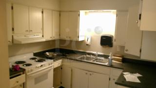 KITCHEN! GE RANGE! WHIRLPOOL DISHWASHER!