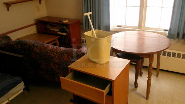 ENTIRE ROOM! (C18) IF YOU SEE IT, YOU CAN TAKE IT!   
 INCUDES BEDS, FURNITURE, DÉCOR, CURTAINS, AIR CONDITIONERS, PRIVACY CURTAIN TRACKS, BEDSIDE TABLES AND MORE! - Image 2 of 3