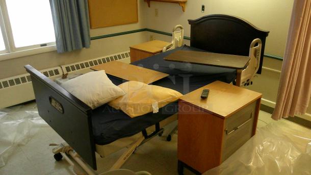 ENTIRE ROOM! (C19) IF YOU SEE IT, YOU CAN TAKE IT!   
 INCUDES BEDS, FURNITURE, DÉCOR, CURTAINS, AIR CONDITIONERS, PRIVACY CURTAIN TRACKS, BEDSIDE TABLES AND MORE! - Image 2 of 2