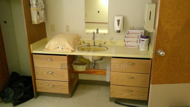 ENTIRE ROOM! (C17) IF YOU SEE IT, YOU CAN TAKE IT!   
 INCUDES BEDS, FURNITURE, DÉCOR, CURTAINS, AIR CONDITIONERS, PRIVACY CURTAIN TRACKS, BEDSIDE TABLES AND MORE! - Image 2 of 4