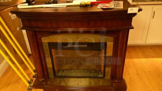 ELECTRIC FIREPLACE IN MANTEL 52"x 18"