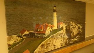 PORTLAND MAINE HEADLIGHT CANVAS!