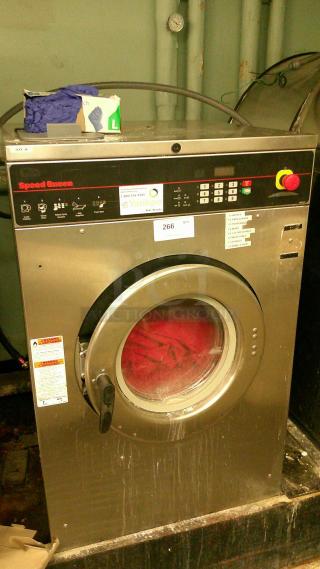 SPEED QUEEN COMMERCIAL WASHER
BUYER MUST REMOVE ON PICKUP DAY.