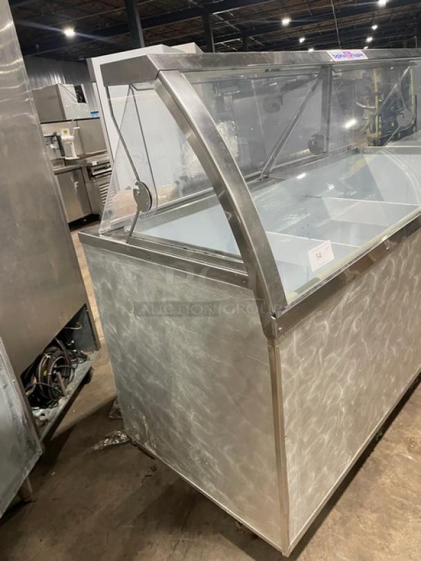 Kelvinator Commercial Baskin Robins Style Frozen Yogurt/Ice Cream Dipping Cabinet! With Serve-Over Sneeze Guard! With Double Lift-Up Style Rear Access! - Image 2 of 9