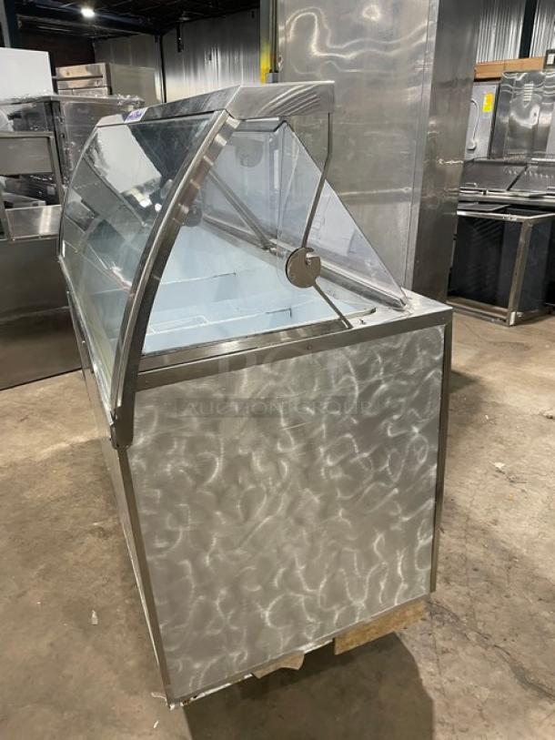 Kelvinator Commercial Baskin Robins Style Frozen Yogurt/Ice Cream Dipping Cabinet! With Serve-Over Sneeze Guard! With Double Lift-Up Style Rear Access! - Image 3 of 9