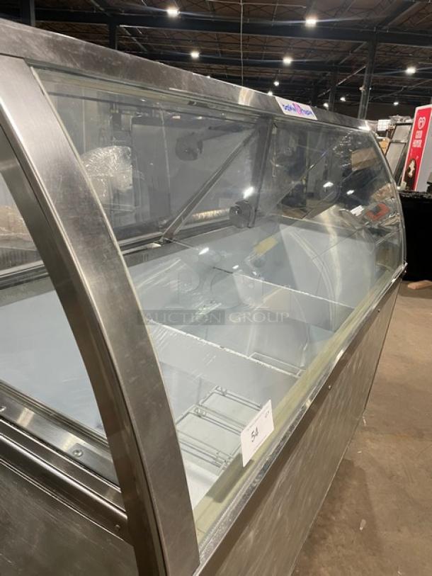 Kelvinator Commercial Baskin Robins Style Frozen Yogurt/Ice Cream Dipping Cabinet! With Serve-Over Sneeze Guard! With Double Lift-Up Style Rear Access! - Image 8 of 9