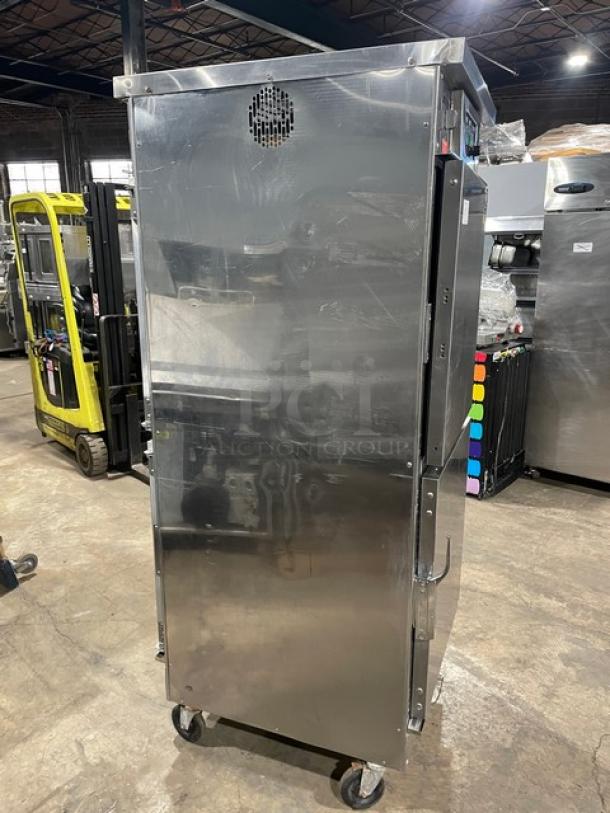 Winston Industries Cvap 4000A-Series Commercial Stainless Steel Electric Powered Half Door Heated Holding Cabinet! With Pass-Through Doors! With Built In Pan Holding Racks! Model: HA4522GE SN: 20010919-011! 120V 1 Phase! On Casters! - Image 2 of 10