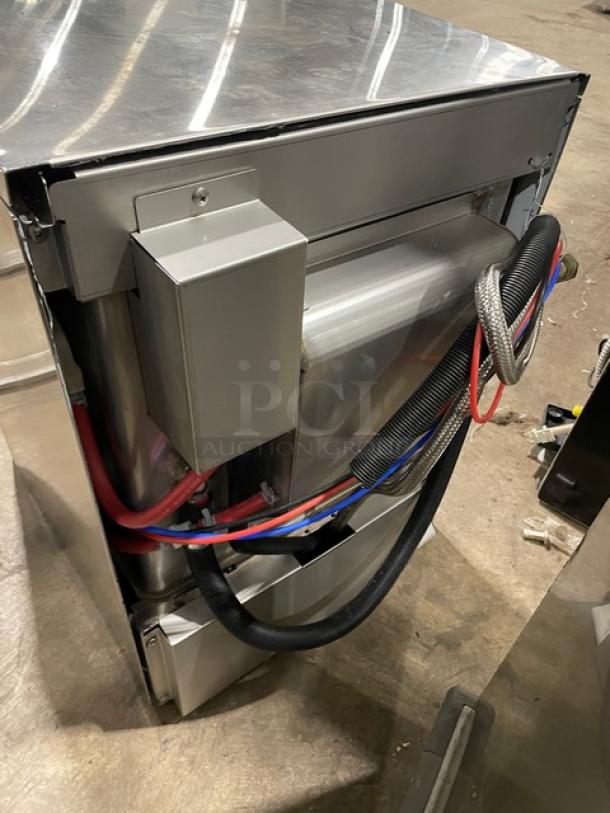 Hobart! New Body Style! Advansys Series Commercial Stainless Steel High Temperature Undercounter Dishwasher! Energy Star Certified! With Full Size Peg Rack! Model: LXER SN: 231215981! 120/208-240V 1 Phase! - Image 3 of 9