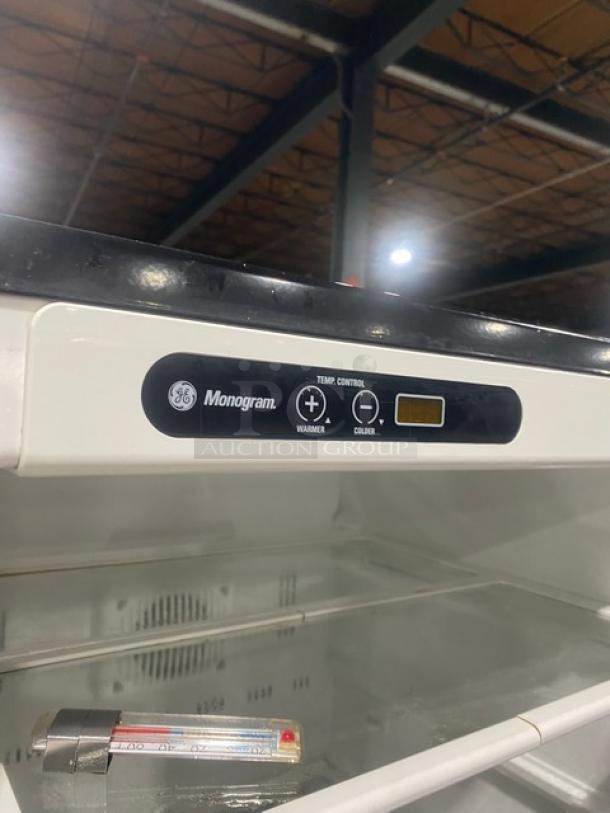 Monogram Commercial Single Door Refrigerated Countertop Beverage Center! Model: ZDBT240PABS SN: MT070441! 120V! - Image 6 of 8