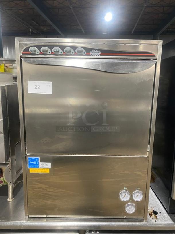 CMA Commercial Stainless Steel High Temperature Undercounter Dishwasher! Energy Star Certified! Model: UC50E SN: 902856! 220V-240V 1 Phase! - Image 1 of 9