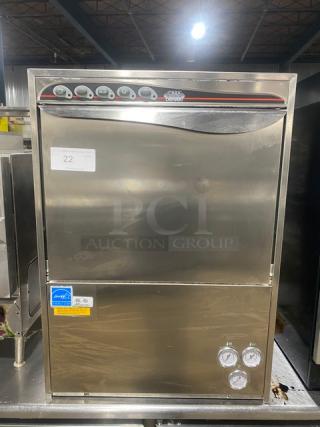 CMA Commercial Stainless Steel High Temperature Undercounter Dishwasher! Energy Star Certified! Model: UC50E SN: 902856! 220V-240V 1 Phase!
