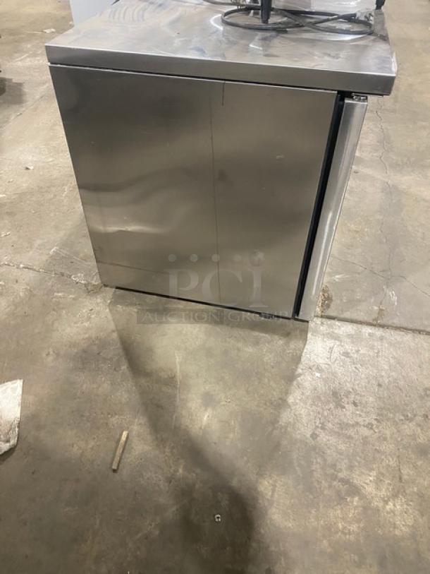 True Commercial Stainless Steel 2 Door Undercounter Worktop Refrigerator! Energy Star Certified! With Poly Coated Wire Racks! Model: TUC-48-LP-HC SN: 9029640! 115V 1 Phase! On Casters! - Image 4 of 7