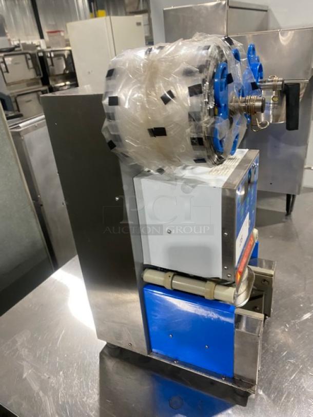 Y-Fang Commercial Stainless Steel Electric Powered Countertop Automatic Cup Sealing Machine! - Image 3 of 8