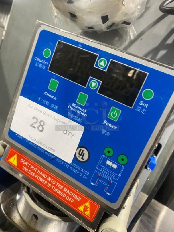 Y-Fang Commercial Stainless Steel Electric Powered Countertop Automatic Cup Sealing Machine! - Image 6 of 8