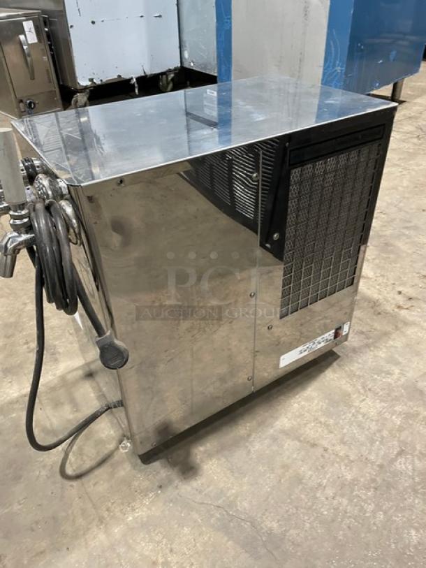 Natura Commercial Stainless Steel Electric Powered Countertop Refrigerated Water Dispenser! With 3 Tap Faucets! Model: NWSB3 REF SN: 1433001014! 115V! On Legs! - Image 2 of 7