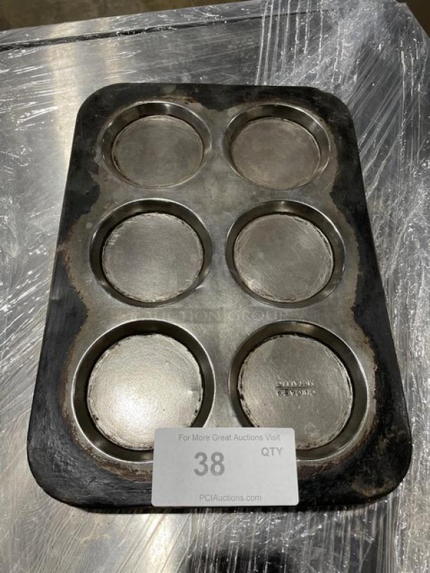 Chicago Metallic Commercial 6-Cup Muffin Top Pans! All One Money! - Image 1 of 4