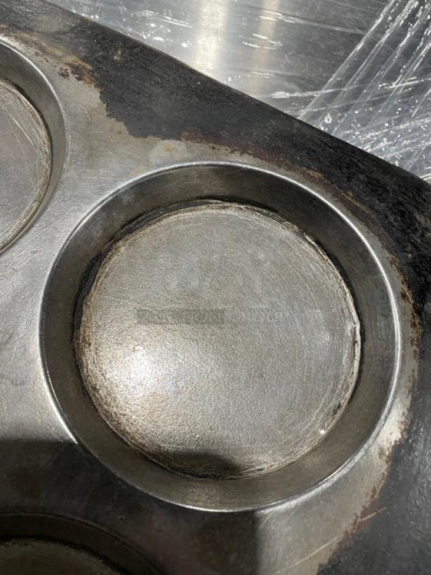 Chicago Metallic Commercial 6-Cup Muffin Top Pans! All One Money! - Image 2 of 4
