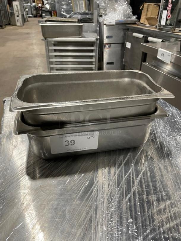Lot Of Commercial Stainless Steel Hotel/Steam Table Pans! All One Money! - Image 1 of 3