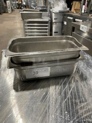 Lot Of Commercial Stainless Steel Hotel/Steam Table Pans! All One Money!