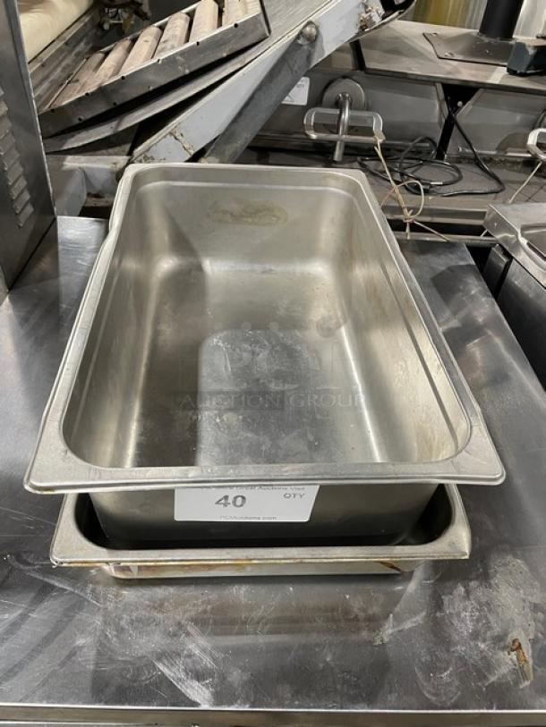 Lot Of Commercial Stainless Steel Hotel/Steam Table Pans! All One Money! - Image 1 of 4