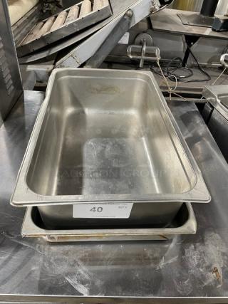 Lot Of Commercial Stainless Steel Hotel/Steam Table Pans! All One Money!
