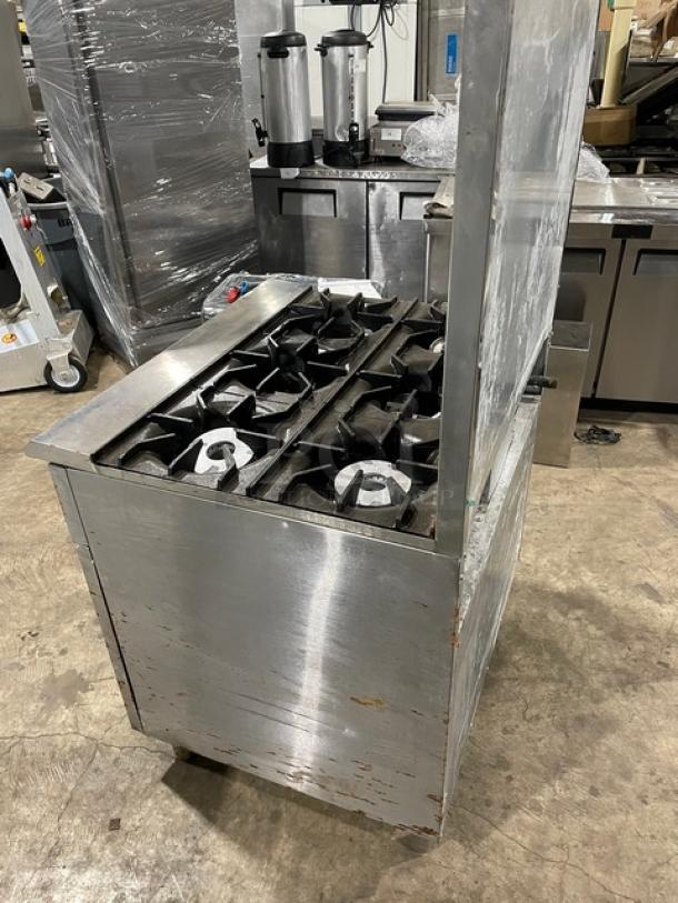 Venancio! 2021 Late Model! Commercial Stainless Steel Natural Gas Powered6 Burner Range/Oven Combo! With Back Splash! With Wired Oven Rack! Model: RCPRO36G-ST SN: 2572612109280373! On Legs! - Image 3 of 10