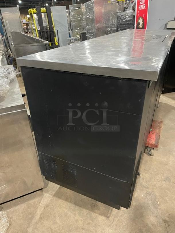 True Commercial Black 3 Door Refrigerated Kegerator! With Stainless Steel Worktop! Model: TDD-4 SN: 7296168! 115V 1 Phase! - Image 2 of 10