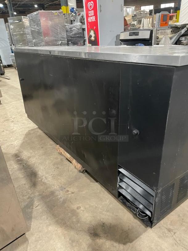 True Commercial Black 3 Door Refrigerated Kegerator! With Stainless Steel Worktop! Model: TDD-4 SN: 7296168! 115V 1 Phase! - Image 3 of 10