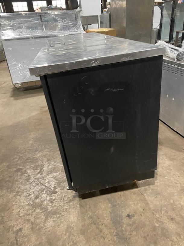 True Commercial Black 3 Door Refrigerated Kegerator! With Stainless Steel Worktop! Model: TDD-4 SN: 7296168! 115V 1 Phase! - Image 4 of 10