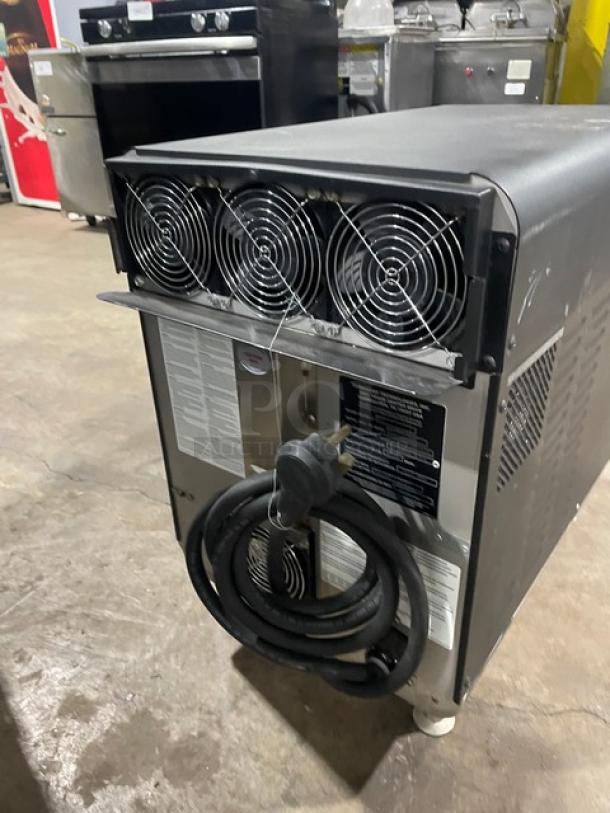 WOW! Like New! TurboChef! 2021 Late Model! Chipotle Style Commercial Electric Powered Countertop Ventless Rapid Cook Turbo Oven! Cook Press Edition! With Crank Bar! Model: NGO SN: NGOTD43642! 208/240V 1 Phase! On Legs! - Image 4 of 9