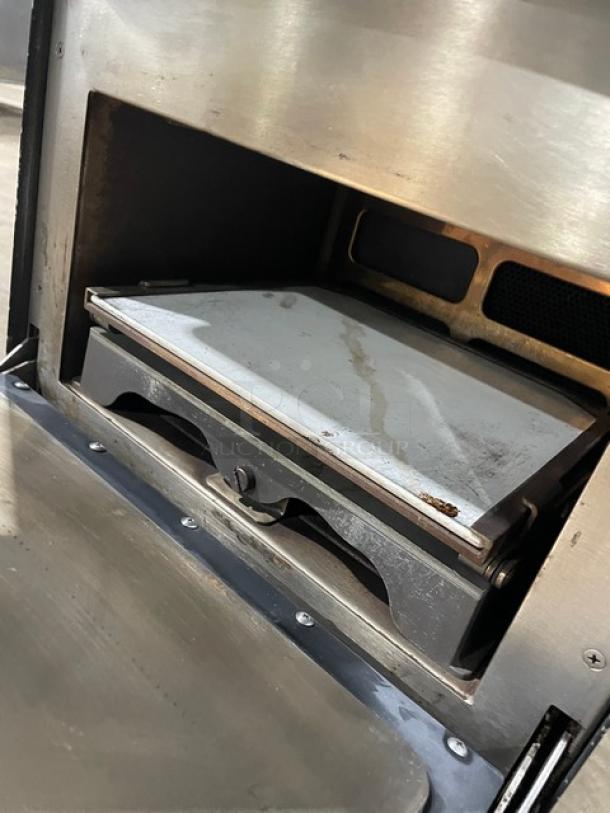 WOW! Like New! TurboChef! 2021 Late Model! Chipotle Style Commercial Electric Powered Countertop Ventless Rapid Cook Turbo Oven! Cook Press Edition! With Crank Bar! Model: NGO SN: NGOTD43642! 208/240V 1 Phase! On Legs! - Image 6 of 9