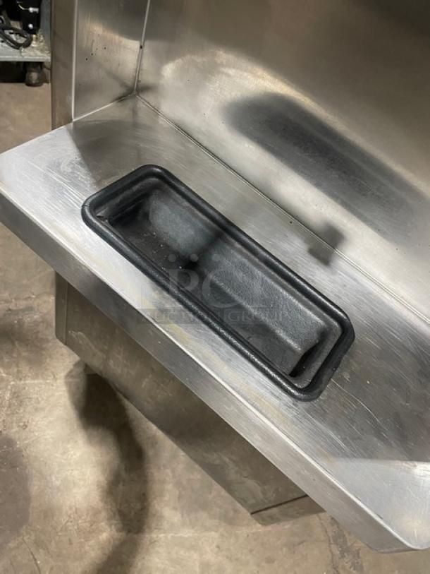 SWEET! Stoelting By Vollrath! Late Model! Commercial Stainless Steel Floor Style Dual Soft Serve Ice Cream/Frozen Yogurt Machine! With 2 Hoppers & 3 Flavor Dispensers! Model: F231-38I2-2XGC SN: 6220908N! 208-240V 1 Phase! On Casters! Working When Removed! - Image 7 of 10