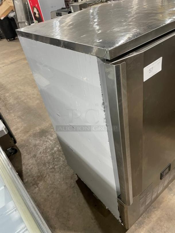 Evco Commercial Stainless Steel Solid Single Door Reach In Blast Chiller/Shock Freezer! With Built In Pan Holding Rack! Model: GN600BT! 110V! On Casters! - Image 2 of 10
