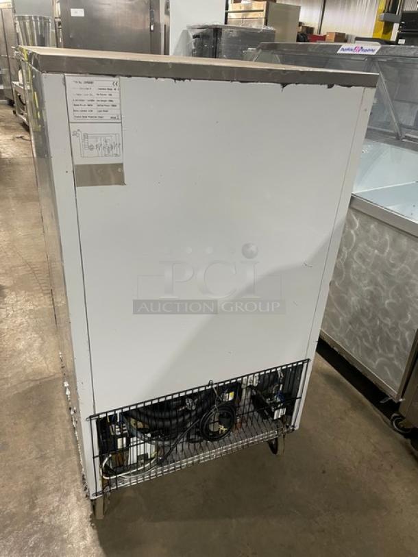 Evco Commercial Stainless Steel Solid Single Door Reach In Blast Chiller/Shock Freezer! With Built In Pan Holding Rack! Model: GN600BT! 110V! On Casters! - Image 4 of 10