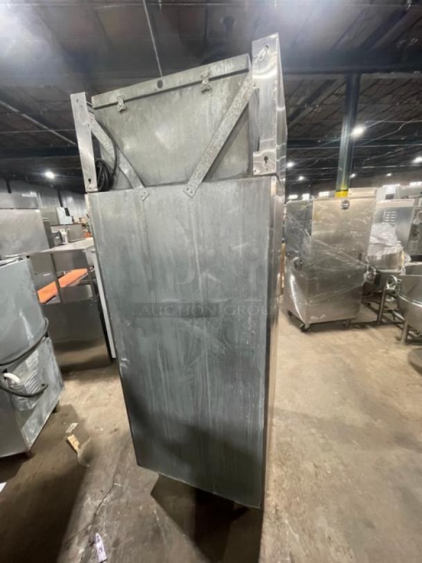 Victory Commercial Stainless Steel Solid Single Door Reach In Freezer! With Poly Coated Wire Racks! On Legs! - Image 3 of 9