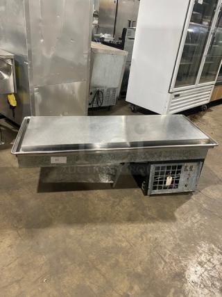 Atlas Metal Commercial Stainless Steel Electric Powered Drop-In Cold Slab/Frost Top! Model: WF-4 SN: 75-76! 115V!