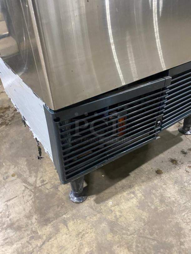 Scotsman Prodigy Series Commercial Stainless Steel Undercounter Air-Cooled Medium Cubed Ice Machine/Bin Combo! Energy Star Certified! With Top Sliding Lid! Model: CU2026MA-1A SN: 10061320010830! 115V 1 Phase! On Legs! - Image 8 of 9