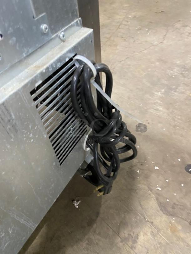 Beverage-Air Commercial Stainless Steel Single Door Undercounter Worktop Refrigerator! Energy Star Certified! With Poly Coated Wire Rack! Model: UCR27A-C SN: 13809512! 115V 1 Phase! On Casters! - Image 7 of 7