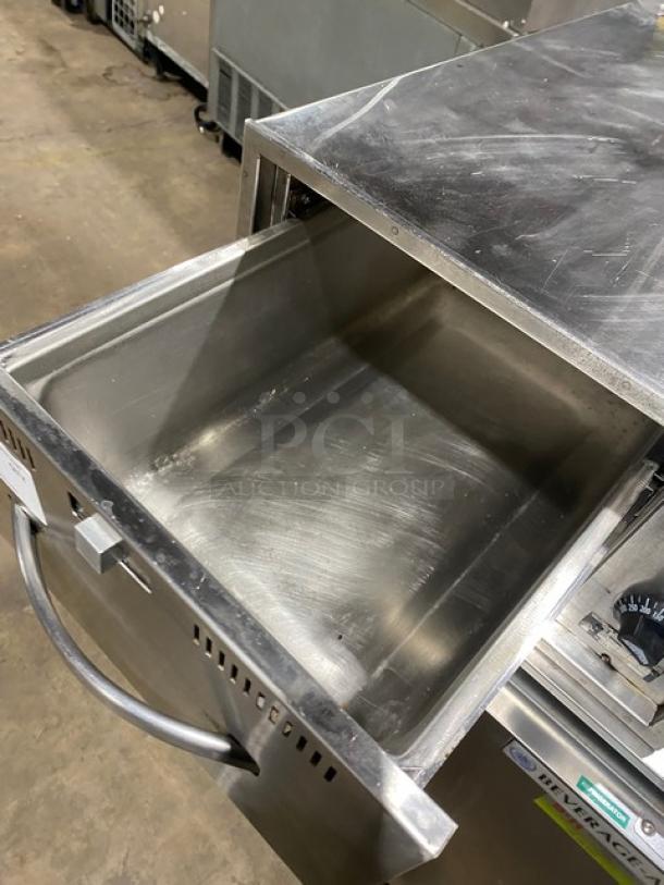 Wells Commercial Stainless Steel Electric Powered Narrow Countertop Single Warming Drawer! Model: RWN1 SN: DWN11221A0006! 120V! - Image 5 of 8