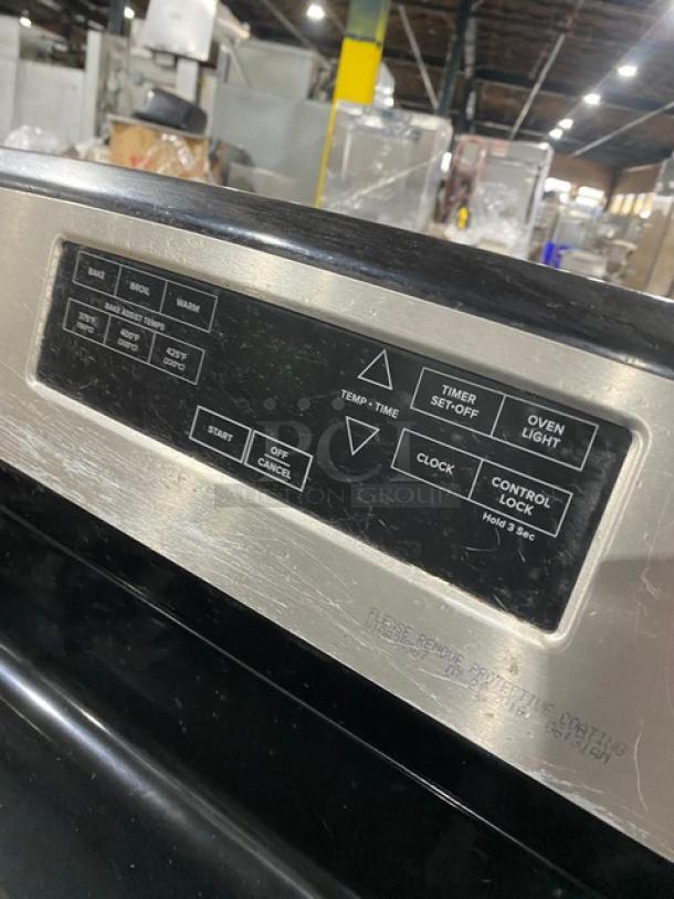 Amana Commercial Stainless Steel/Black Coated Natural Gas Powered 4 Burner Range/Oven Combo! With Wire Oven Racks! - Image 9 of 10