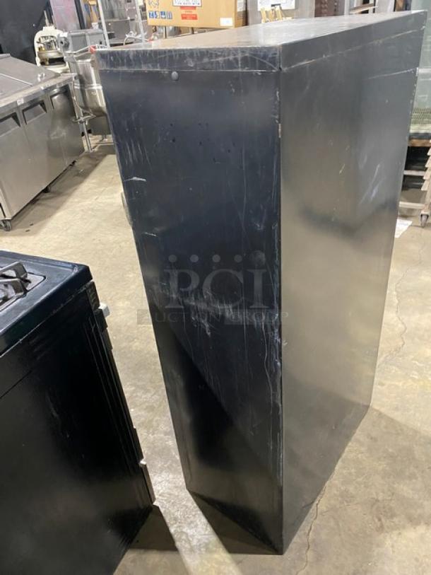 Staples Commercial Black Coated Free Standing 4-Drawer Filing Cabinet! With Retractable Pull-Out Drawers! - Image 4 of 5